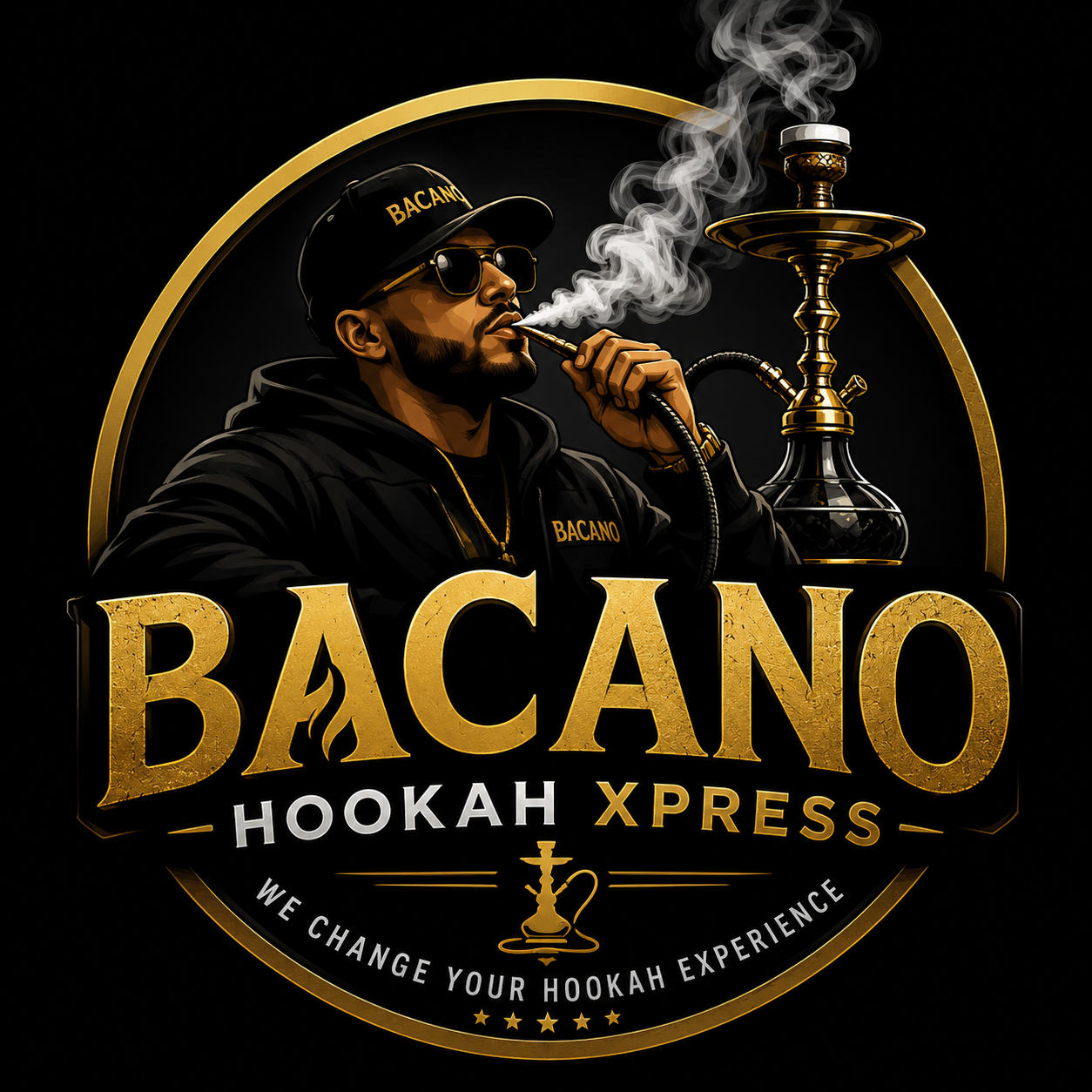 Bacano Hookah Xpress logo